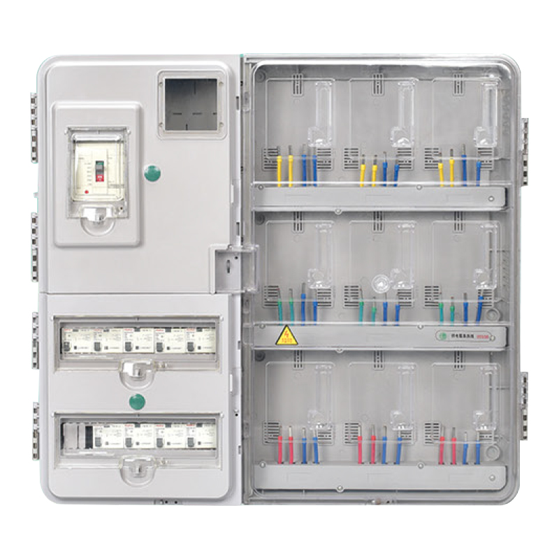 BSPX-K901L left and right structure single-phase nine position meter box (plug-in card)