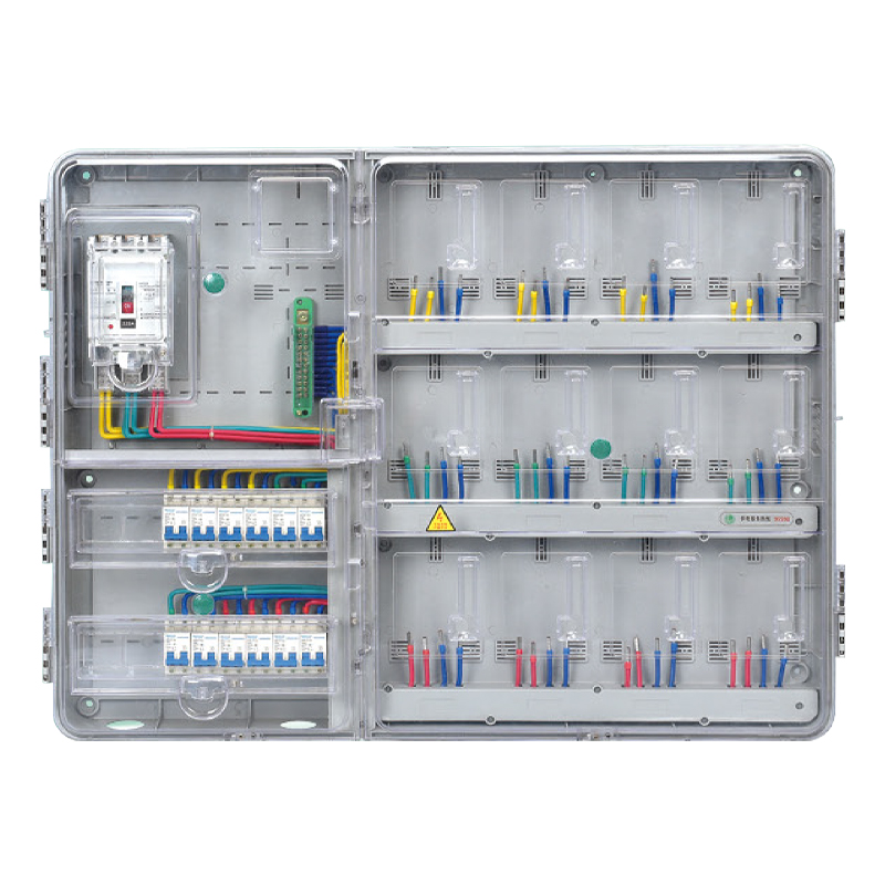BSPX-K1201LT left and right structure fully transparent single-phase twelve position meter box (plug-in card)