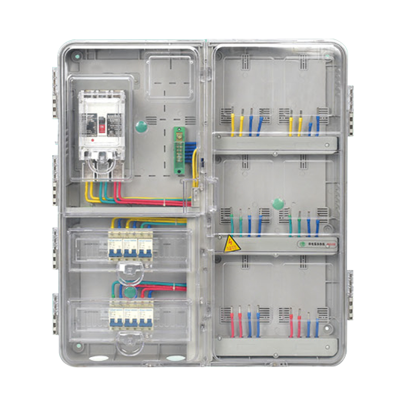 BSPX-E601LT left and right structure fully transparent single-phase six position meter box (electronic)