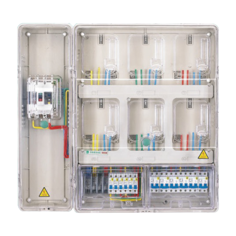 BSPX-K601P assembled single-phase six position meter box (plug-in card)